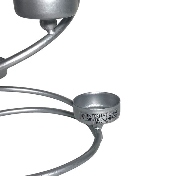 Christmas Tree Alternative 6 Tea Light Candle Holder by International Silver Co - Picture 5 of 7